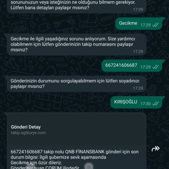 Ay Gecikmeli Teslim (AGT Kurye)