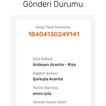 Sürat Kargo Sivas / Şarkışla Şubesi