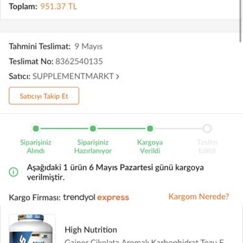 Trendyol Express 10 Gündür Teslim Edilmeyen Kargom
