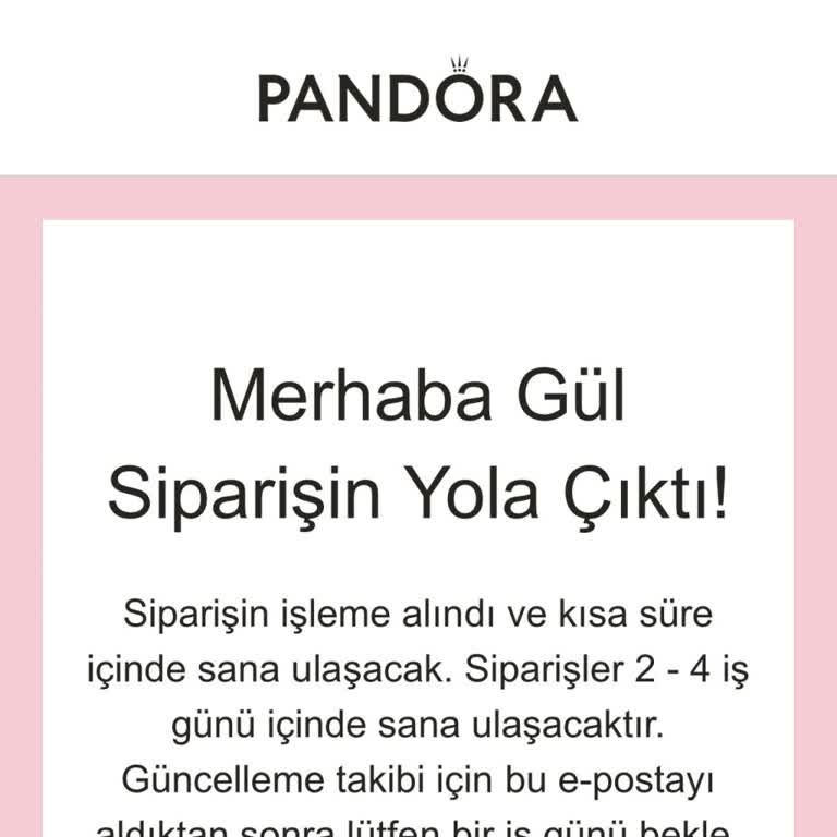 Pandora Ve UPS Türkiye Tarafından Mağdur Edildim.