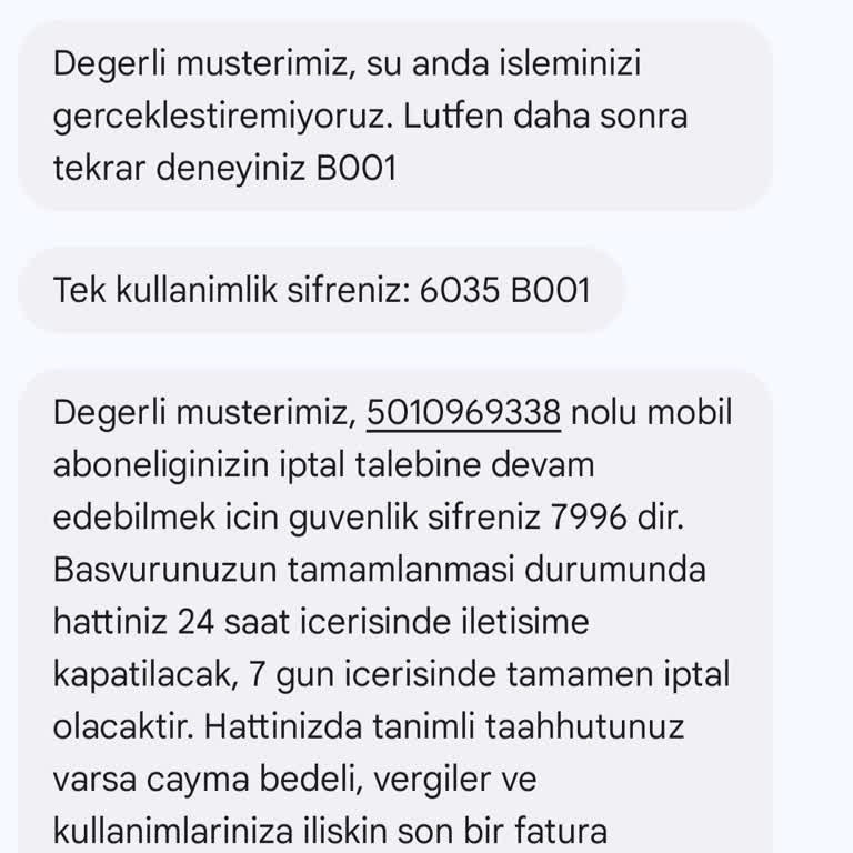 Türk Telekom Hat İptalini Yapmıyor