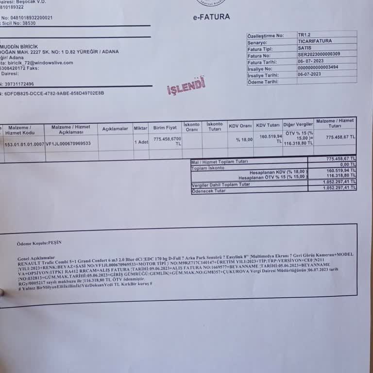 Renault Yeni Trafic'te Beklenmedik Servis Macerası