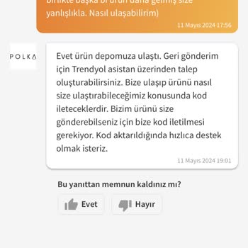Trendyol Yanlış Giden Ürünüme Ulaşamıyor