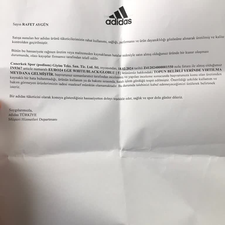 Adidas Futbol Topu Euro 24 Marka