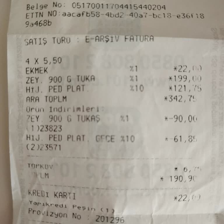 Tukaş Müşteri Saygısı Yerine Menfaati Düşünen Bir Market