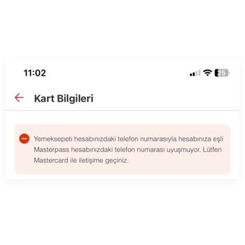 Masterpass Ödeme Sorunu Yemek Sepeti