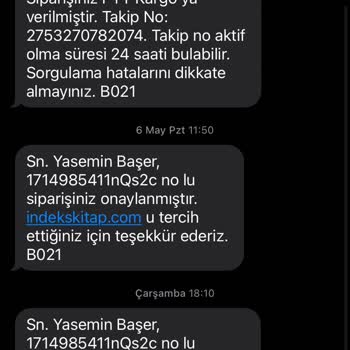 İndeks Kitap Kargom Gelmedi, Ücret İadem Yapılmadı!