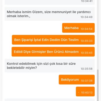 Migros Sanal Market Siparişi İptal Etmiyor