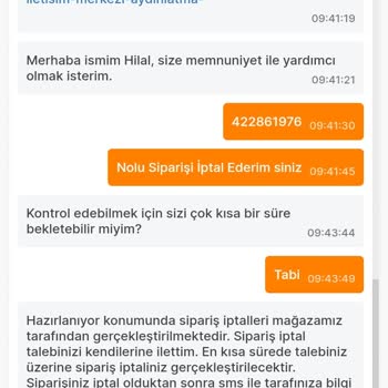 Migros Sanal Market Siparişi İptal Etmiyor