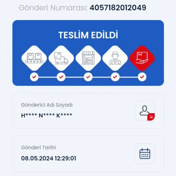 Mavi Ürünümü Göndermedi