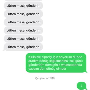 Site Mobilya (Ankara) Sipariş Sürecinde Yaşanan İletişim Ve Teslimat Sorunları