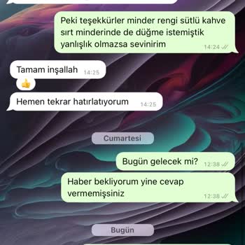 Site Mobilya (Ankara) Sipariş Sürecinde Yaşanan İletişim Ve Teslimat Sorunları