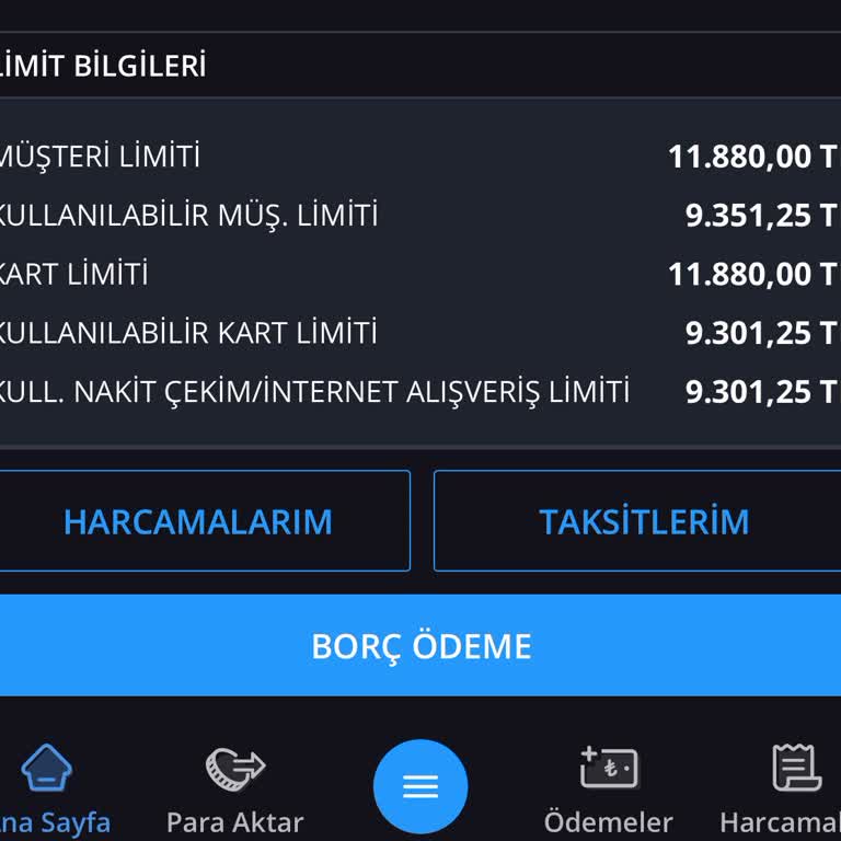 İş Bankası Türkiye İş Bankasına Ait Olan Kredi Kartımın Çözülemeyen Limit Sorunu