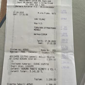 Media Markt Ek Sigorta Yapılan Telefonumun Akıbeti