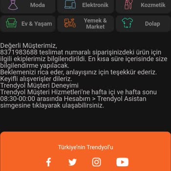 Trendyol Express Trendyol Kargo Teslim Edilememesi