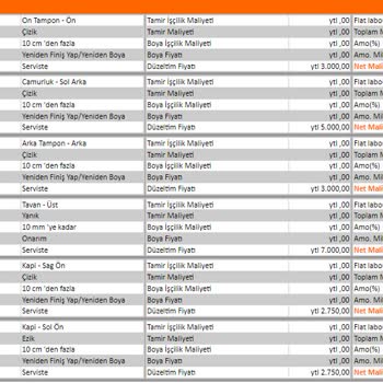 LeasePlan Araç Durum Raporu İtirazı
