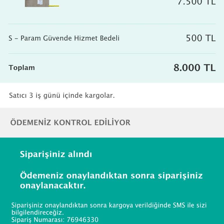 Sahibinden Param Güvende Şikayetim Var.