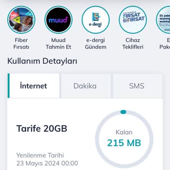 Türk Telekom Mobil Paketimi Kullanımlarımı Faturamı Göremiyorum