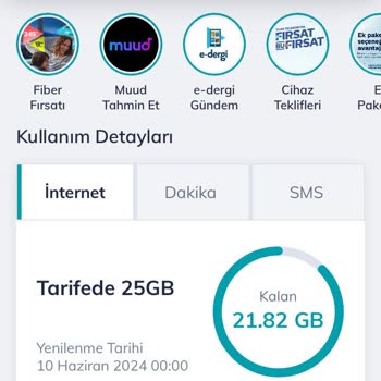 Türk Telekom Mobil Paketimi Kullanımlarımı Faturamı Göremiyorum
