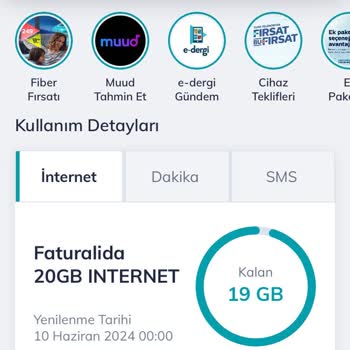 Türk Telekom Mobil Paketimi Kullanımlarımı Faturamı Göremiyorum