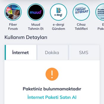 Türk Telekom Mobil Paketimi Kullanımlarımı Faturamı Göremiyorum