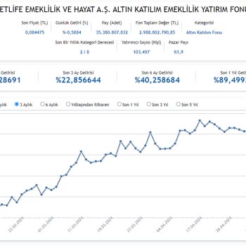 Denizbank Ve Metlife Ortaklığında BES Üzerinden Yapılan İşlemler