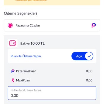Pazarama Eksik Hizmet Veriliyor