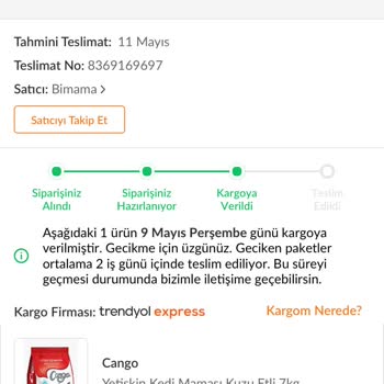 Trendyol Geç Teslimat Yapıyor
