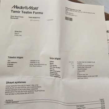 Tineco Sil Süpür Arızası