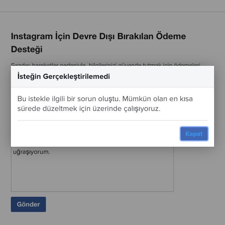 Instagram Reklam Hesabım Kapandı!