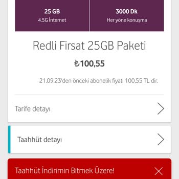 Vodafone Abonesiyim Böyle Zam Görülmedi