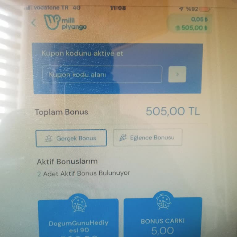 Milli Piyango Doğum Günü Bonusu