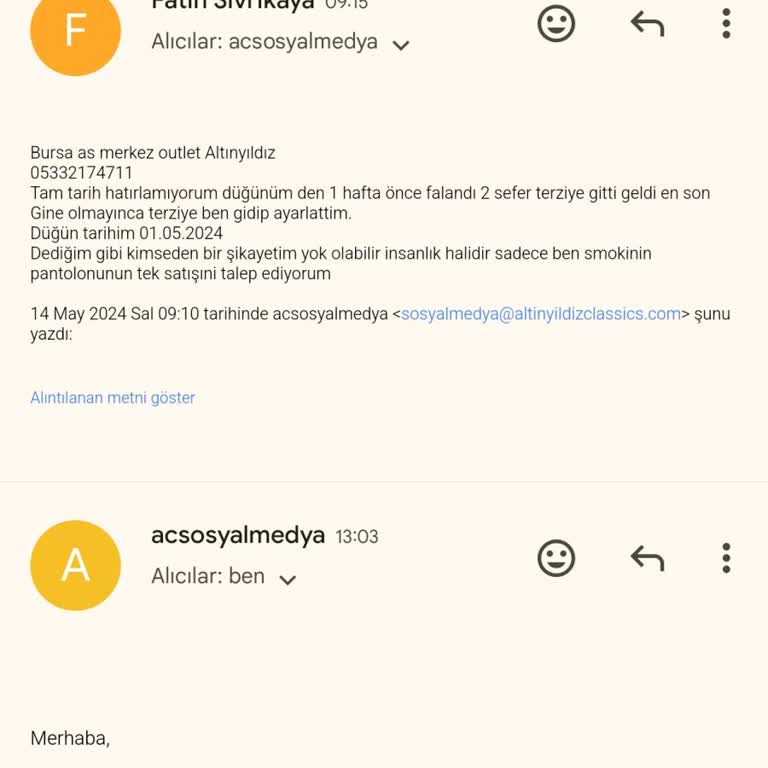 Altınyıldız Classics Düğün Öncesi Smokin Hayal Kırıklığı