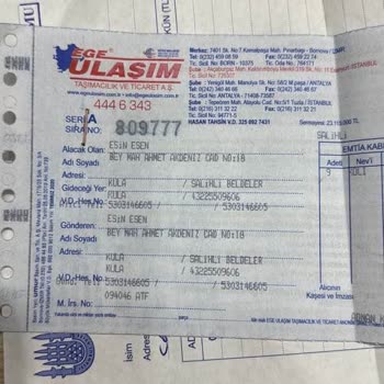 Ege Ulaşım Taşımacılık Ulaşım Hizmetlerinde Yaşanan Sorunlar Ve Müşteri Deneyimi