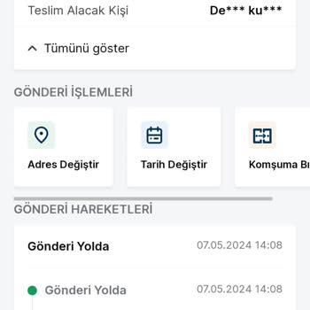 Trendyol Express Kargomu Kaybetti. 1 Haftadır Üründe Hareket Yok
