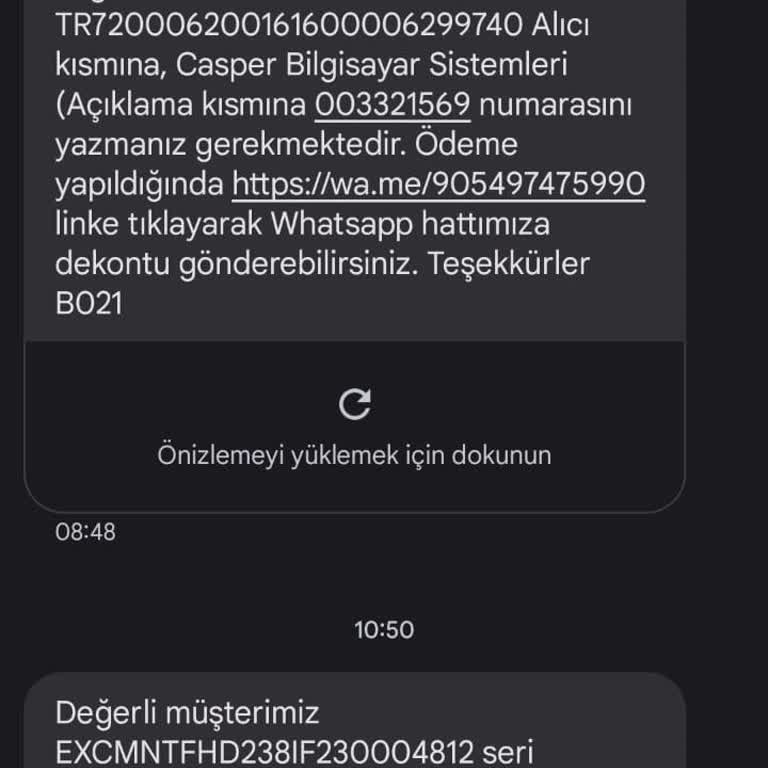 Casper Nirvana Casper Monitör Garanti Kapsamına Alınmadı