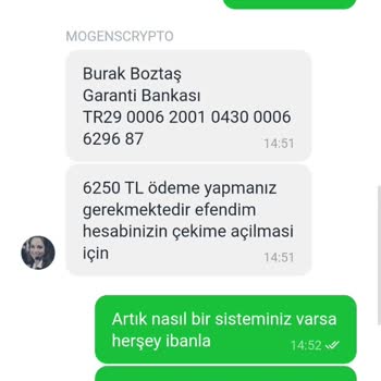 Telegram Mogenscrypto.com Sitesi Kazanç Vaadiyle Yanıltma
