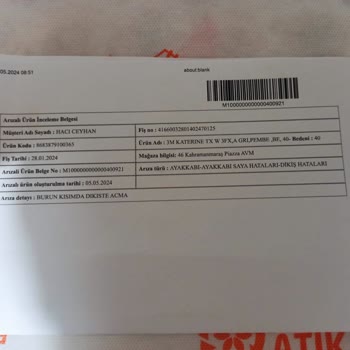 Kinetix FLO Mağaza Satınalınan Kalitesiz Ürünleri