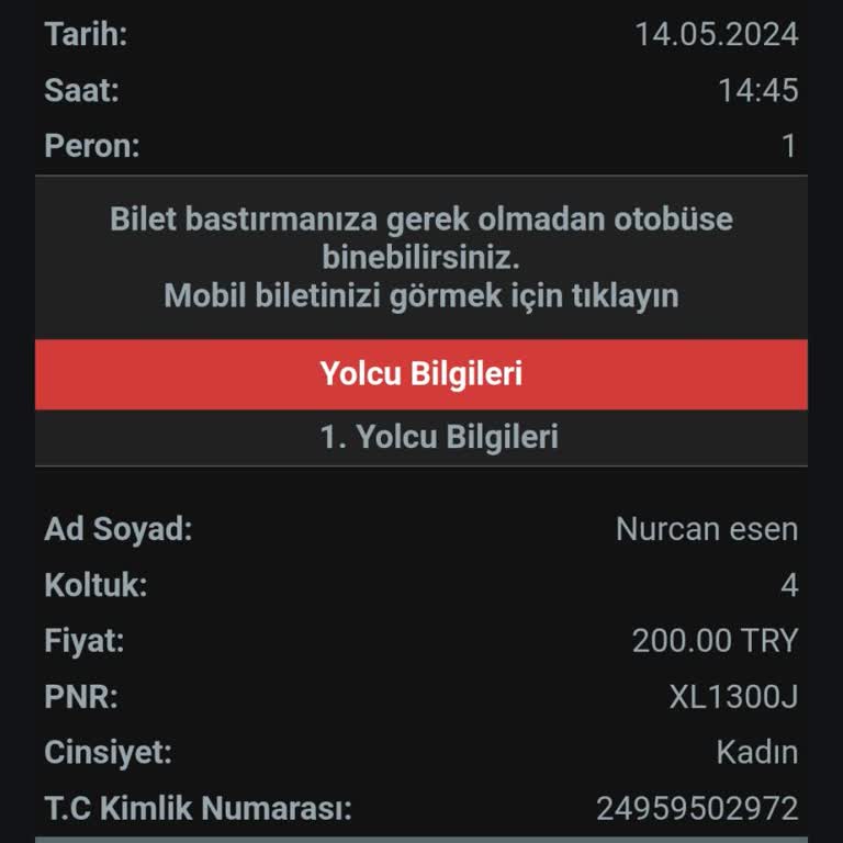 Öz Doğu Kars Firması Ücretimi İade Etmediler