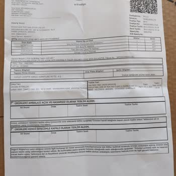 Siemens Ev Aletleri Hasarlı Ürün Teslimatı