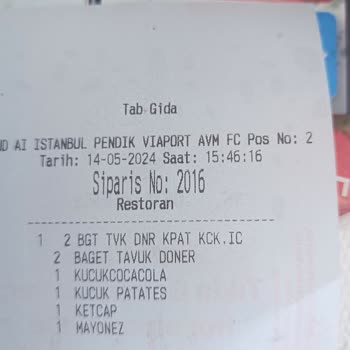 Usta Dönerci Sunduğu Ürünler Kötü