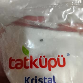 Tatküpü Toz Şekerin İçinden Yabancı Bir Şey Çıktı.