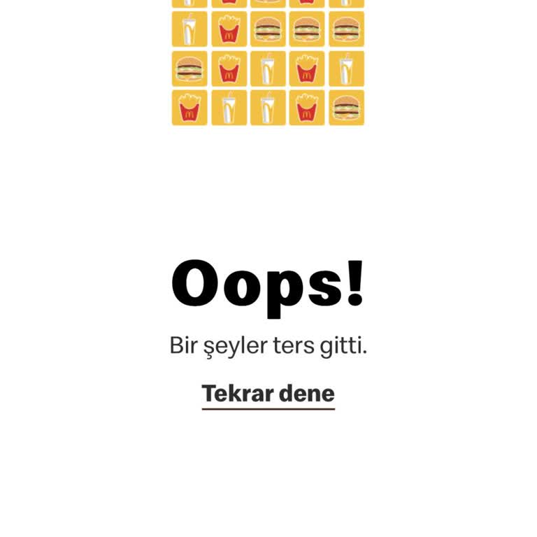 McDonald's Uygulama Sıkıntısı Hakkında
