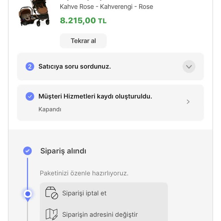 Nokta Bebe Bebek Arabamı 1.5 Aydır Göndermiyor