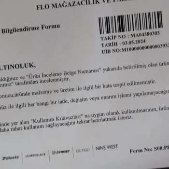 Kinetix 2 Günlük Bir Ayakkabıya Onay Veremeyen FLO Mağazası