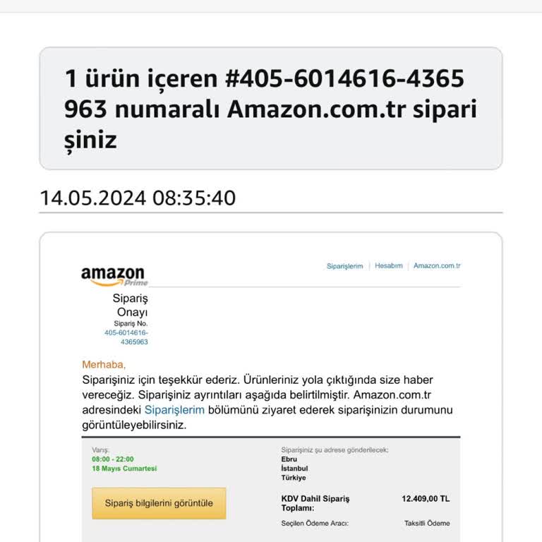 Amazon Müşteri Temsilcisine Ulaşamıyorum.