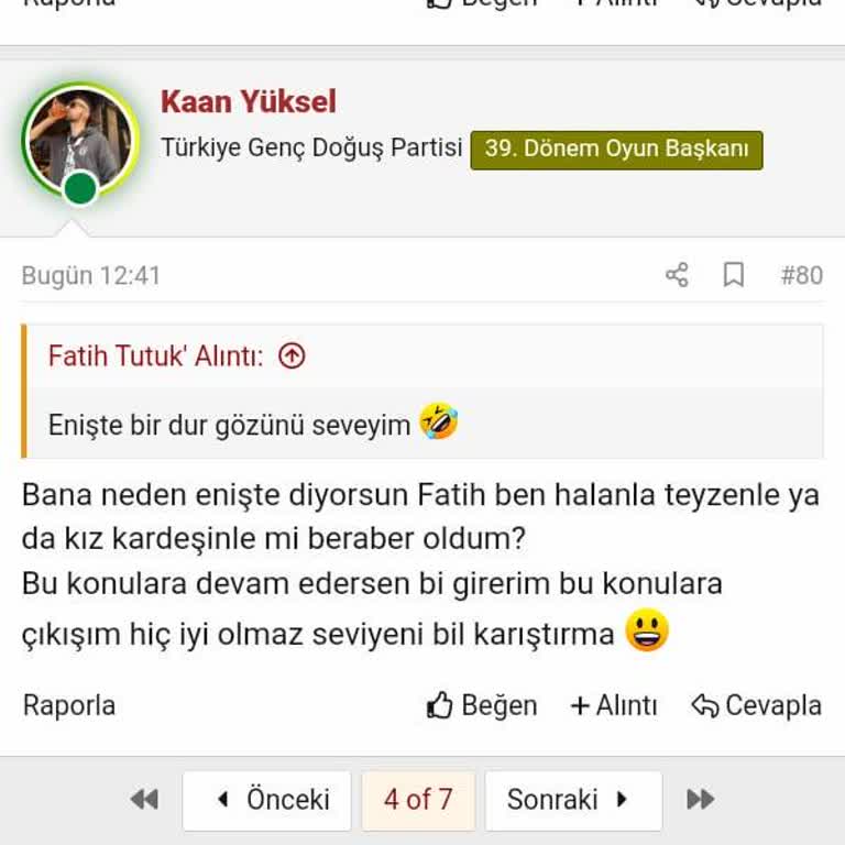 Başkan Online De Aile Değerlerine Küfür