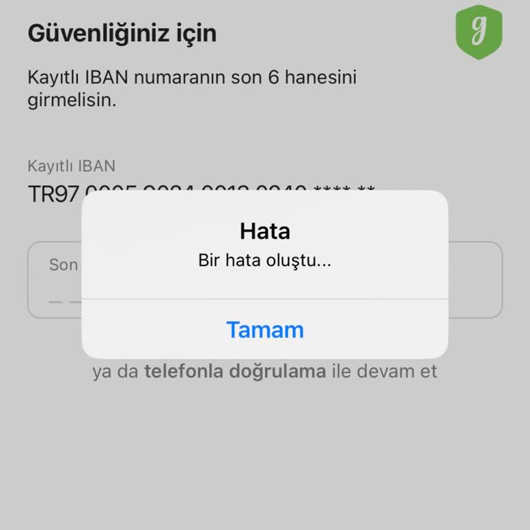 Gardrops Hesabımda IBAN Güncellemesi Yapamıyorum!