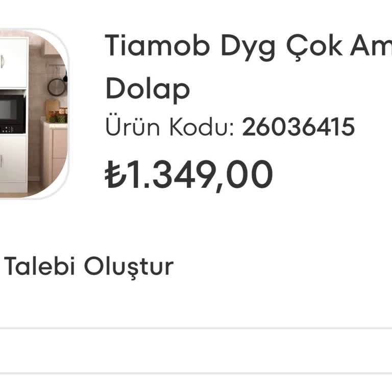 A101 Tiamob Mobilya Dolap Siparişi