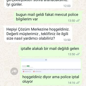 Hepiyi Sigorta Kasko Poliçe İptalinin Keyfi Bekletilmesi